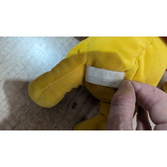 Winnie The Pooh Plush Toy With Red Shirt 11" Tall Disney Classic Cuddly Bear - Picture 7 of 8